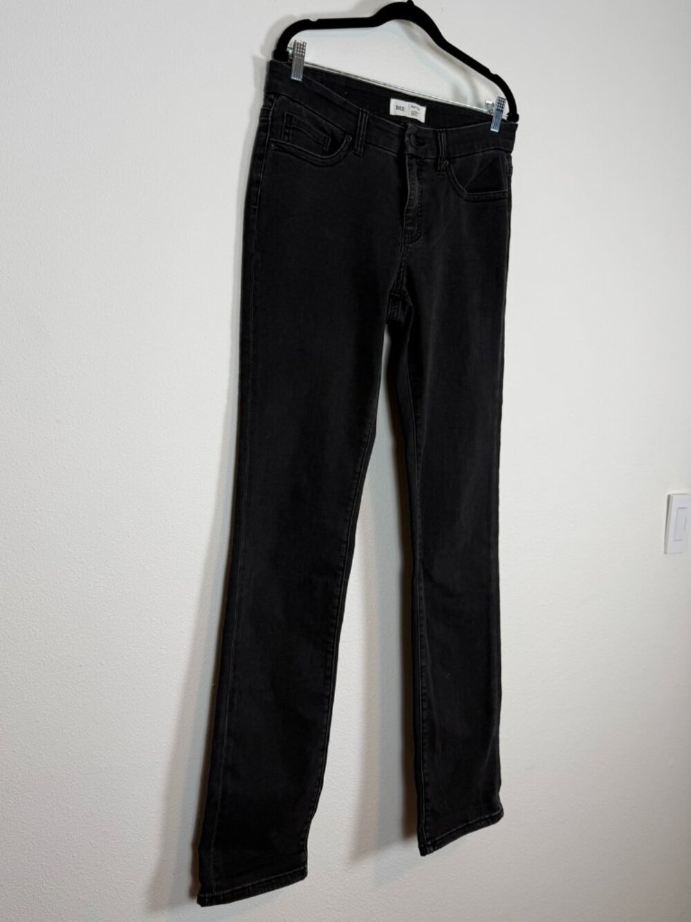 BKE Payton Black Mid-Rise Straight Leg Jeans Size 29x32